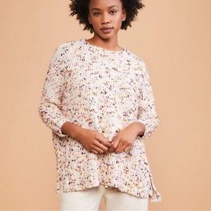 Lou & Grey Flecked Chenille Poncho Sweater